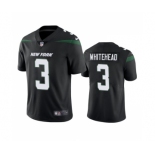 Men's New York Jets #3 Jordan Whitehead Black Vapor Untouchable Limited Stitched Jersey