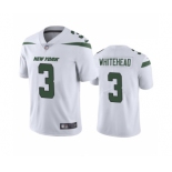 Men's New York Jets #3 Jordan Whitehead White Vapor Untouchable Limited Stitched Jersey