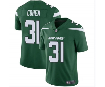 Men's New York Jets #31 Tarik Cohen Green Vapor Untouchable Limited Football Stitched Jersey