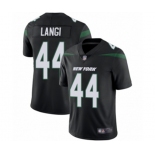 Men's New York Jets #44 Harvey Langi Black Alternate Vapor Untouchable Limited Player Football Jersey