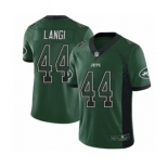 Men's New York Jets #44 Harvey Langi Limited Green Rush Drift Fashion Football Jersey