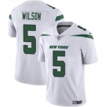 Men's New York Jets #5 Garrett Wilson White Vapor Untouchable Limited Football Stitched Jersey