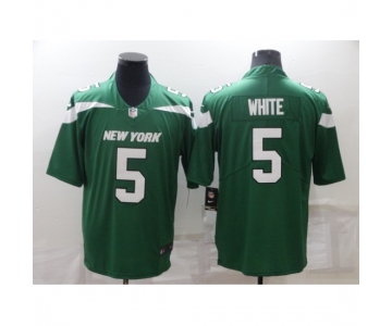 Men's New York Jets #5 Mike White Nike Gotham Green Limited Player Jersey