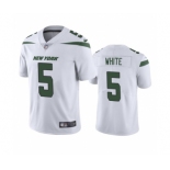 Men's New York Jets #5 Mike White White Vapor Untouchable Limited Stitched Jersey