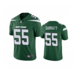 Men's New York Jets #55 Chazz Surratt Green Vapor Untouchable Limited Stitched Jersey