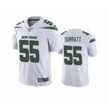 Men's New York Jets #55 Chazz Surratt White Vapor Untouchable Limited Stitched Jersey