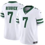 Men's New York Jets #7 Haason Reddick White 2024 F.U.S.E. Vapor Limited Football Stitched Jersey