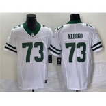 Men's New York Jets #73 Joe Klecko White 2023 F.U.S.E. Vapor Limited Throwback Stitched Football Jersey