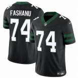 Men's New York Jets #74 Olu Fashanu Black 2024 F.U.S.E Vapor Untouchable Limited Stitched Jersey