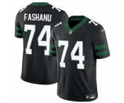 Men's New York Jets #74 Olu Fashanu Black 2024 F.U.S.E Vapor Untouchable Limited Stitched Jersey