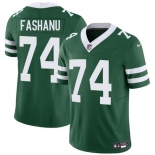 Men's New York Jets #74 Olu Fashanu Green 2024 F.U.S.E Throwback Limited Stitched Jersey