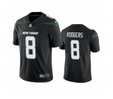 Men's New York Jets #8 Aaron Rodgers Black Vapor Untouchable Limited Stitched Jersey