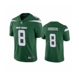 Men's New York Jets #8 Aaron Rodgers Green Vapor Untouchable Limited Stitched Jersey