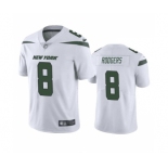 Men's New York Jets #8 Aaron Rodgers White Vapor Untouchable Limited Stitched Jersey