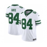 Men's New York Jets #84 Corey Davis White 2023 F.U.S.E. Vapor Limited Throwback Stitched Football Jersey