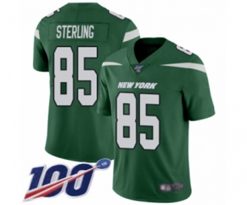 Men's New York Jets #85 Neal Sterling Green Team Color Vapor Untouchable Limited Player 100th Season Football Jersey