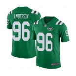 Men's New York Jets #96 Henry Anderson Limited Green Rush Vapor Untouchable Football Jersey