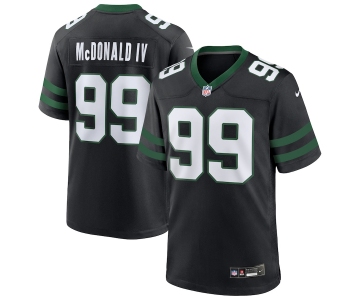 Men's New York Jets #99 Will McDonald IVBlack Vapor Untouchable Limited Football Stitched Jersey