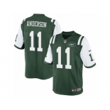 Men's Nike New York Jets #11 Robby Anderson Limited Green Team Color NFL Jersey