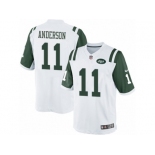 Men's Nike New York Jets #11 Robby Anderson Limited White NFL Jersey