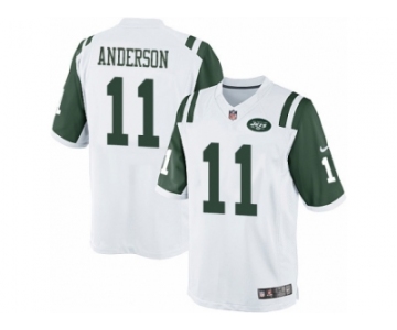 Men's Nike New York Jets #11 Robby Anderson Limited White NFL Jersey