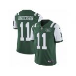 Men's Nike New York Jets #11 Robby Anderson Vapor Untouchable Limited Green Team Color NFL Jersey