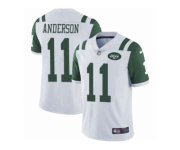 Men's Nike New York Jets #11 Robby Anderson Vapor Untouchable Limited White NFL Jersey