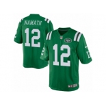 Men's Nike New York Jets #12 Joe Namath Limited Green Rush NFL Jersey