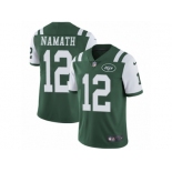 Men's Nike New York Jets #12 Joe Namath Vapor Untouchable Limited Green Team Color NFL Jersey