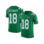 Men's Nike New York Jets #18 ArDarius Stewart Limited Green Rush NFL Jersey