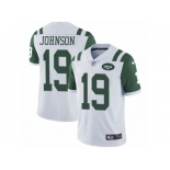 Men's Nike New York Jets #19 Keyshawn Johnson Vapor Untouchable Limited White NFL Jersey