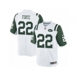 Men's Nike New York Jets #22 Matt Forte Limited White NFL Jersey