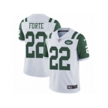 Men's Nike New York Jets #22 Matt Forte Vapor Untouchable Limited White NFL Jersey