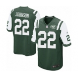 Men's Nike New York Jets #22 Trumaine Johnson Game Green Team Color NFL Jersey