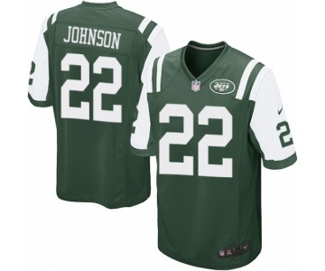 Men's Nike New York Jets #22 Trumaine Johnson Game Green Team Color NFL Jersey