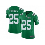 Men's Nike New York Jets #25 Shamarko Thomas Limited Green Rush NFL Jersey