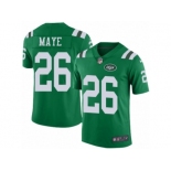 Men's Nike New York Jets #26 Marcus Maye Limited Green Rush NFL Jersey