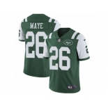 Men's Nike New York Jets #26 Marcus Maye Vapor Untouchable Limited Green Team Color NFL Jersey