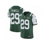 Men's Nike New York Jets #29 Bilal Powell Vapor Untouchable Limited Green Team Color NFL Jersey