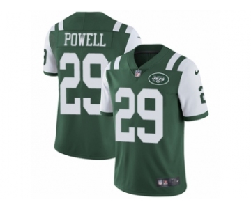 Men's Nike New York Jets #29 Bilal Powell Vapor Untouchable Limited Green Team Color NFL Jersey