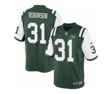 Men's Nike New York Jets #31 Khiry Robinson Limited Green Team Color NFL Jersey