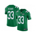 Men's Nike New York Jets #33 Jamal Adams Limited Green Rush NFL Jersey