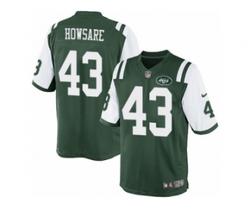 Men's Nike New York Jets #43 Julian Howsare Limited Green Team Color NFL Jersey