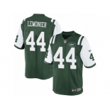 Men's Nike New York Jets #44 Corey Lemonier Limited Green Team Color NFL Jersey