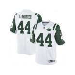 Men's Nike New York Jets #44 Corey Lemonier Limited White NFL Jersey