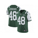 Men's Nike New York Jets #48 Jordan Jenkins Vapor Untouchable Limited Green Team Color NFL Jersey