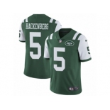 Men's Nike New York Jets #5 Christian Hackenberg Vapor Untouchable Limited Green Team Color NFL Jersey