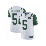 Men's Nike New York Jets #5 Christian Hackenberg Vapor Untouchable Limited White NFL Jersey