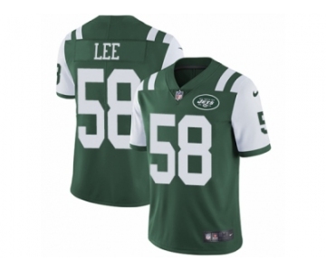 Men's Nike New York Jets #58 Darron Lee Green Team Color Vapor Untouchable Limited Player NFL Jersey