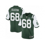 Men's Nike New York Jets #68 Kelvin Beachum Limited Green Team Color NFL Jersey